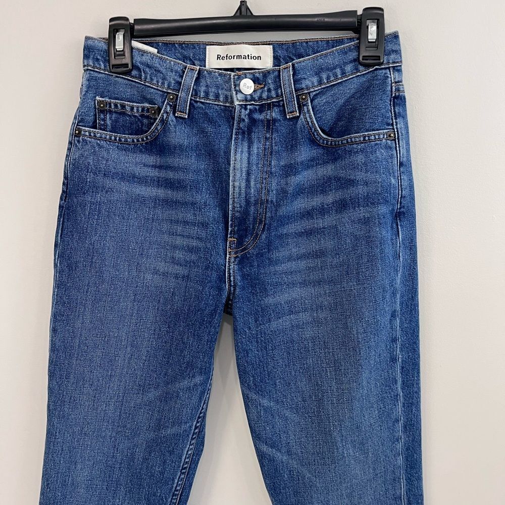Reformation Julia High Cigarette Jeans Size 26 - Picture 5 of 8